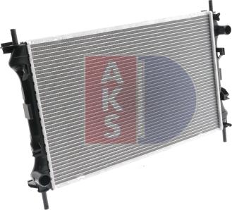 AKS Dasis 090004N - Radiator, engine cooling autospares.lv