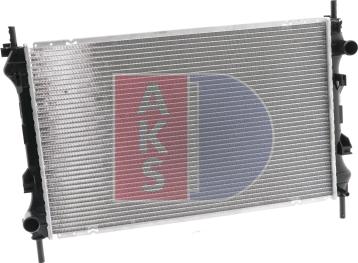 AKS Dasis 090004N - Radiator, engine cooling autospares.lv