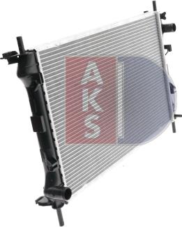 AKS Dasis 090004N - Radiator, engine cooling autospares.lv