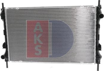 AKS Dasis 090004N - Radiator, engine cooling autospares.lv