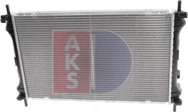 AKS Dasis 090004N - Radiator, engine cooling autospares.lv