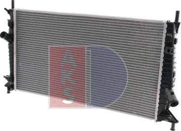 AKS Dasis 090011N - Radiator, engine cooling autospares.lv