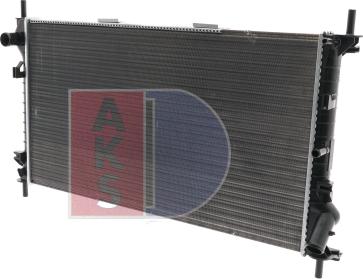 AKS Dasis 090089N - Radiator, engine cooling autospares.lv