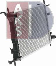 AKS Dasis 090087N - Radiator, engine cooling autospares.lv