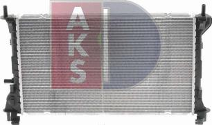 AKS Dasis 090087N - Radiator, engine cooling autospares.lv