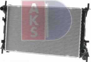 AKS Dasis 090087N - Radiator, engine cooling autospares.lv