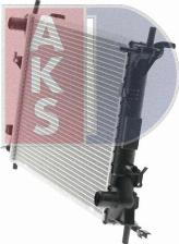 AKS Dasis 090087N - Radiator, engine cooling autospares.lv