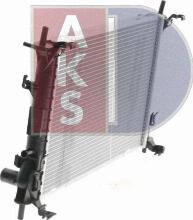 AKS Dasis 090087N - Radiator, engine cooling autospares.lv