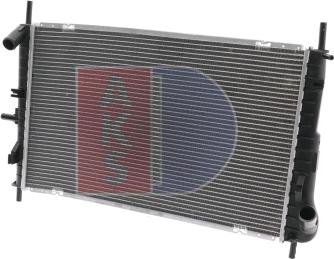 AKS Dasis 090073N - Radiator, engine cooling autospares.lv