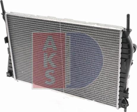 AKS Dasis 090072N - Radiator, engine cooling autospares.lv