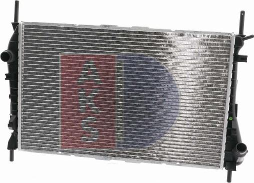 AKS Dasis 090072N - Radiator, engine cooling autospares.lv