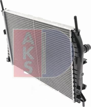 AKS Dasis 090072N - Radiator, engine cooling autospares.lv