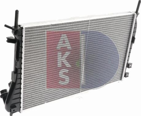 AKS Dasis 090072N - Radiator, engine cooling autospares.lv