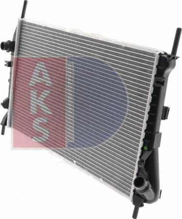 AKS Dasis 090072N - Radiator, engine cooling autospares.lv