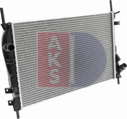 AKS Dasis 090072N - Radiator, engine cooling autospares.lv