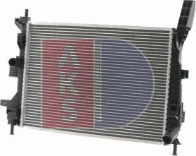 AKS Dasis 090117N - Radiator, engine cooling autospares.lv