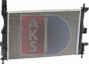 AKS Dasis 090117N - Radiator, engine cooling autospares.lv