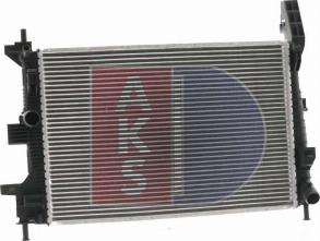 AKS Dasis 090117N - Radiator, engine cooling autospares.lv