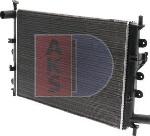 AKS Dasis 090840N - Radiator, engine cooling autospares.lv