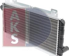 AKS Dasis 090370N - Radiator, engine cooling autospares.lv