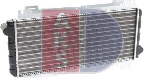 AKS Dasis 090370N - Radiator, engine cooling autospares.lv