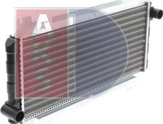 AKS Dasis 090370N - Radiator, engine cooling autospares.lv