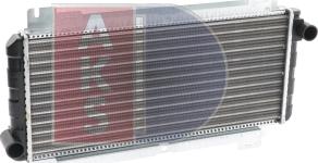 AKS Dasis 090370N - Radiator, engine cooling autospares.lv