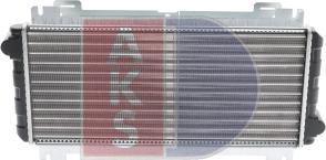 AKS Dasis 090370N - Radiator, engine cooling autospares.lv