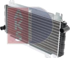 AKS Dasis 090370N - Radiator, engine cooling autospares.lv