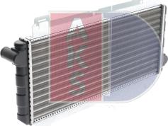 AKS Dasis 090370N - Radiator, engine cooling autospares.lv