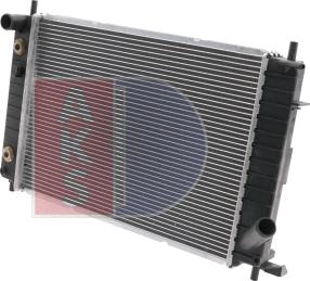 AKS Dasis 091340N - Radiator, engine cooling autospares.lv