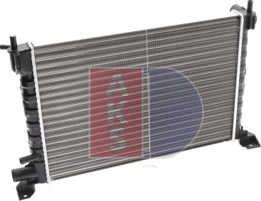 AKS Dasis 091350N - Radiator, engine cooling autospares.lv