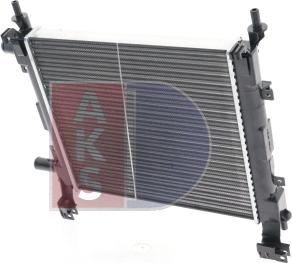 AKS Dasis 091300N - Radiator, engine cooling autospares.lv