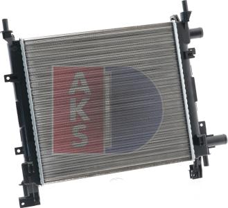 AKS Dasis 091300N - Radiator, engine cooling autospares.lv