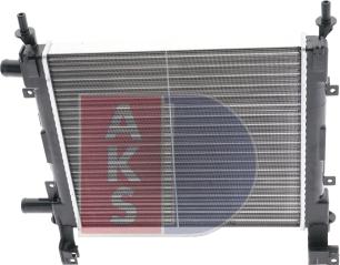 AKS Dasis 091300N - Radiator, engine cooling autospares.lv