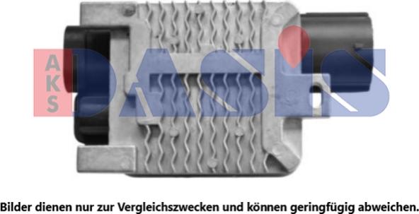 AKS Dasis 098049N - Control Unit, electric fan (engine cooling) autospares.lv