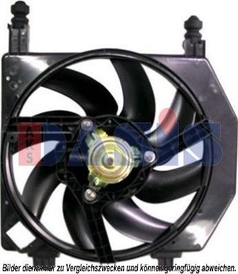 AKS Dasis 098101N - Fan, radiator autospares.lv