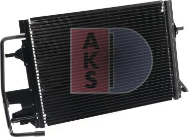 AKS Dasis 092480N - Condenser, air conditioning autospares.lv