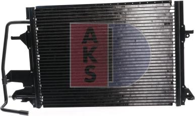 AKS Dasis 092480N - Condenser, air conditioning autospares.lv