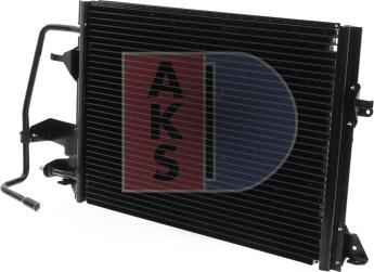 AKS Dasis 092480N - Condenser, air conditioning autospares.lv