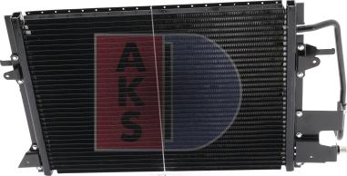 AKS Dasis 092480N - Condenser, air conditioning autospares.lv