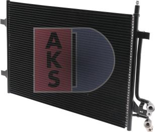 AKS Dasis 092045N - Condenser, air conditioning autospares.lv