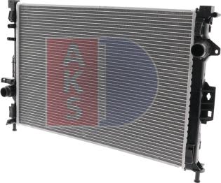 AKS Dasis 092048N - Radiator, engine cooling autospares.lv