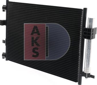 AKS Dasis 092052N - Condenser, air conditioning autospares.lv