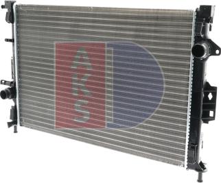 AKS Dasis 092027N - Radiator, engine cooling autospares.lv