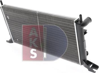 AKS Dasis 092270N - Radiator, engine cooling autospares.lv