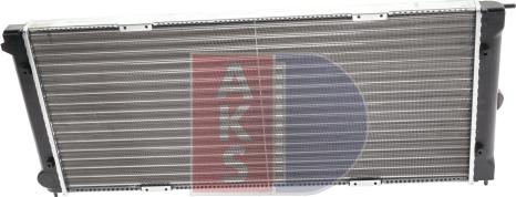 AKS Dasis 040460N - Radiator, engine cooling autospares.lv