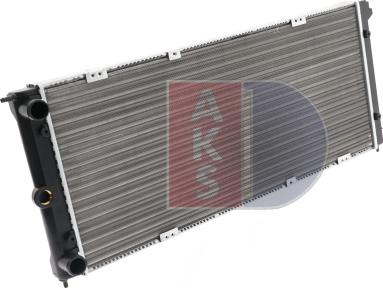 AKS Dasis 040460N - Radiator, engine cooling autospares.lv