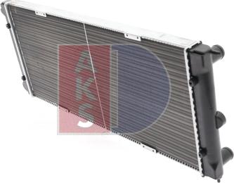 AKS Dasis 040460N - Radiator, engine cooling autospares.lv