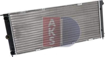 AKS Dasis 040460N - Radiator, engine cooling autospares.lv